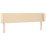 Maison Chic vzglavna omarica - nočna omarica - posteljna omarica z ušesi krem 203x23x78/88 cm blago, (21711546) Cene