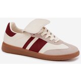 Boto Low Women Sneakers With Folded Tongue Burgundy Ardira | Shoptok.si