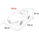  Licencirani Mercedes-Benz GT63 AMG dječji automobil na akumulator, plavi Slike