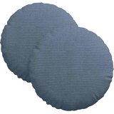  Jastučići za sjedenje 2 pcs Plava Ø30 x 13 cm Kordura tekstil | shoptok.hr