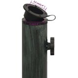 vidaXL Stalak za suncobran zeleni 45 x 45 x 30 cm od lijevanog željeza | shoptok.hr