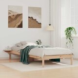  Krevetna konstrukcija s bočnim stolovima Prirodna 80 x 220 cm | shoptok.hr