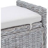  Klupa za pohranu Bijelo pranje 110 x 40 x 50 cm Ratan | shoptok.hr