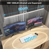 HENSAM 80 cm LED namizna svetilka s sponko | Shoptok.si