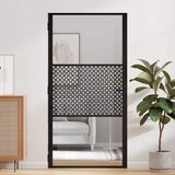 Staklena vrata Rezbarija Crna 102,5 x 3,5 x 201,5 cm Aluminij | Eponuda.com