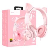 Slusalice SA MIKROFONOM MACJE USI W36 PINK | Eponuda.ba