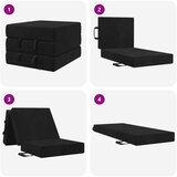 SOFA na razvlačenje 75 x 67 x 45 cm Crna | Shoptok.si