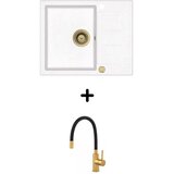  Set Tesa SQT102-AW + slavina Flexy PVD Zlato/Alba | shoptok.hr