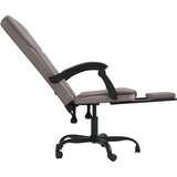  Uredski naslonjač od tkanine smeđesivi | Eponuda.com