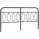  The Living Store Kovinsko posteljno vzglavje črno 193 cm - Vzglavje, (21496229) | Shoptok.si