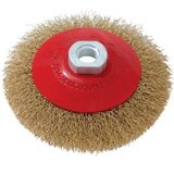 Madras doo Beograd Mašinska mesingana četka, TANJIRASTA za BRUSILICU, 100mm MAGNUM | ePonuda.com