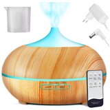  LED RGB ovlaživač zraka difuzor 300ml isparivač + daljinski svijetlosmeđi u