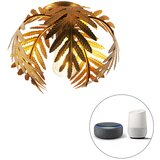 QAZQA Starinska pametna stropna svetilka, zlata 24 cm, vključno z WiFi ST64 - Botanica | Shoptok.si
