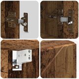  Set namještaja za kupaonicu 4 kom. Staro drvo 35 x 30 x 192 cm | shoptok.hr