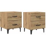Ormarić za krevet 2 pcs Umjetnički hrast 40 x 35 x 47,5 cm | shoptok.hr