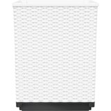  Sadilice 2 kom bijele 30 x 30 x 37 cm od polipropilena | Eponuda.com