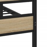  Metalni okvir kreveta bez madraca boja hrasta sonome 183x213 cm | Eponuda.ba
