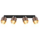 Globo 15560-4C - Spot svetiljka MILLEY 4xE27/40W/230V crna/bronza | Eponuda.com