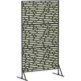 Zaslon za privatnost 100 x 50 x 180 cm Čelik Maslinastozelena | shoptok.hr