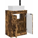  Kupaonski umivaonik s sudoperom Dimljeni hrast 54 x 35 x 83 cm | shoptok.hr