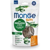 Monge Gift punjeni hrskavi jastučići za odrasle mačke, bakalar i aloe vera Cene