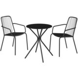 Modern Living Set Za Balkon Rose, Antracir, 3-Delno | Shoptok.si