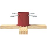  Stalak za božićno drvce 1.73 Crvena 50 x 50 x 16 cm | shoptok.hr
