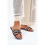Boto Flat Ladies Slippers With Bow Beige Tobin | Shoptok.si