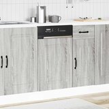  Ploča za perilicu posuđa Kalmar 45x1,5x57 cm konstruirano drvo Siva | Shoptok.si