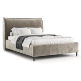 Maison de Rêve Bež tapecirani bračni krevet s prostorom za odlaganje s podnicom 140x200 cm Shell – | shoptok.hr