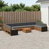  Setovi sofa 11 kom. Čvrsto drvo akacije | shoptok.hr