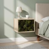 Wall-mounted noćni ormarić ELBURG Hrast sonoma 36 x 33 x 25 cm | shoptok.hr