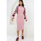 Trend Alacati Stili ženska haljina Alc-X14774, roze Cene