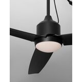 Nova Luce Mat črna kovinska LED zatemnitvena stropna svetilka Blowy – | Shoptok.si