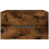  Zidni noćni ormarići 2 kom dimljenog hrasta 35x35x20 cm | shoptok.hr