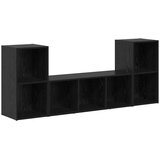  Set TV komoda Zidne 3 pcs Crna Konstruirano drvo | Eponuda.ba