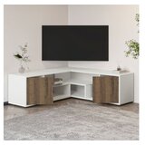 Hanah home tv polica rosa white antique walnut | Eponuda.com