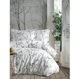 Mila Home Luxury Bijela/siva posteljina za bračni krevet/za produženi krevet od renforce pamuka 240x220 cm White Floral – | shoptok.hr