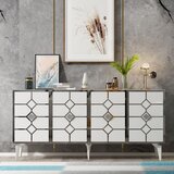 Hanah home cagla - white, silver whitesilver console Cene