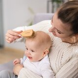 BabyOno Drvena četka za kosu s prirodnim vlaknima, medium | shoptok.hr
