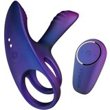 Hueman Infinity Ignite - vibracijski prsten za penis i testise (ljubičasta) | shoptok.hr