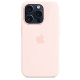 Apple silikonska maska za IPhone 15 Pro MagSafe/ svetlo roze | ePonuda.com