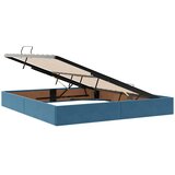  LED krevet za pohranu s madracem Tamno plava 180 x 200 cm | shoptok.hr