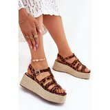 Boto Women's sandals with straps and weaving leopard Pardauss | ePonuda.com