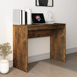 vidaXL Pisalna miza dimljeni hrast 90x40x72 cm konstruiran les Cene