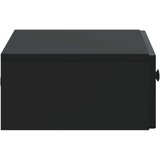 Stolna montirana na zid Crna 59 x 34,5 x 17 cm | shoptok.hr