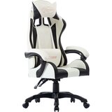vidaXL Racing stol črno umetno usnje Cene