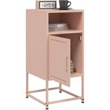 vidaXL Noćni ormarići 2 kom ružičasti 36 x 39 x 78 cm čelični | shoptok.hr