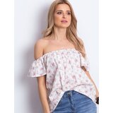 Factory Price Blouse-270-BZ-111580.00X-white-pink | shoptok.hr