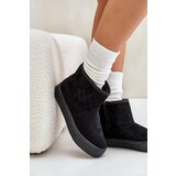 Big Star Ankle snow boots with zip insulated with fur black Cijene
